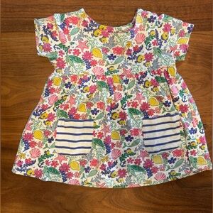 Mini Boden Girls Mermaid Seashell Top 2-3Y | Under the Sea Nautical Shirt